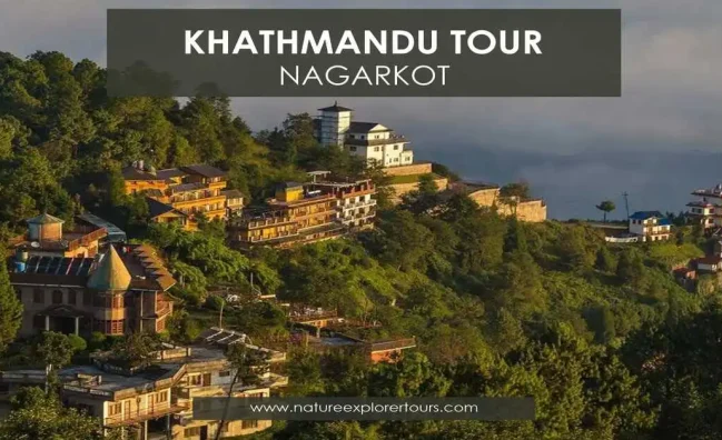beautiful Kathmandu hill view